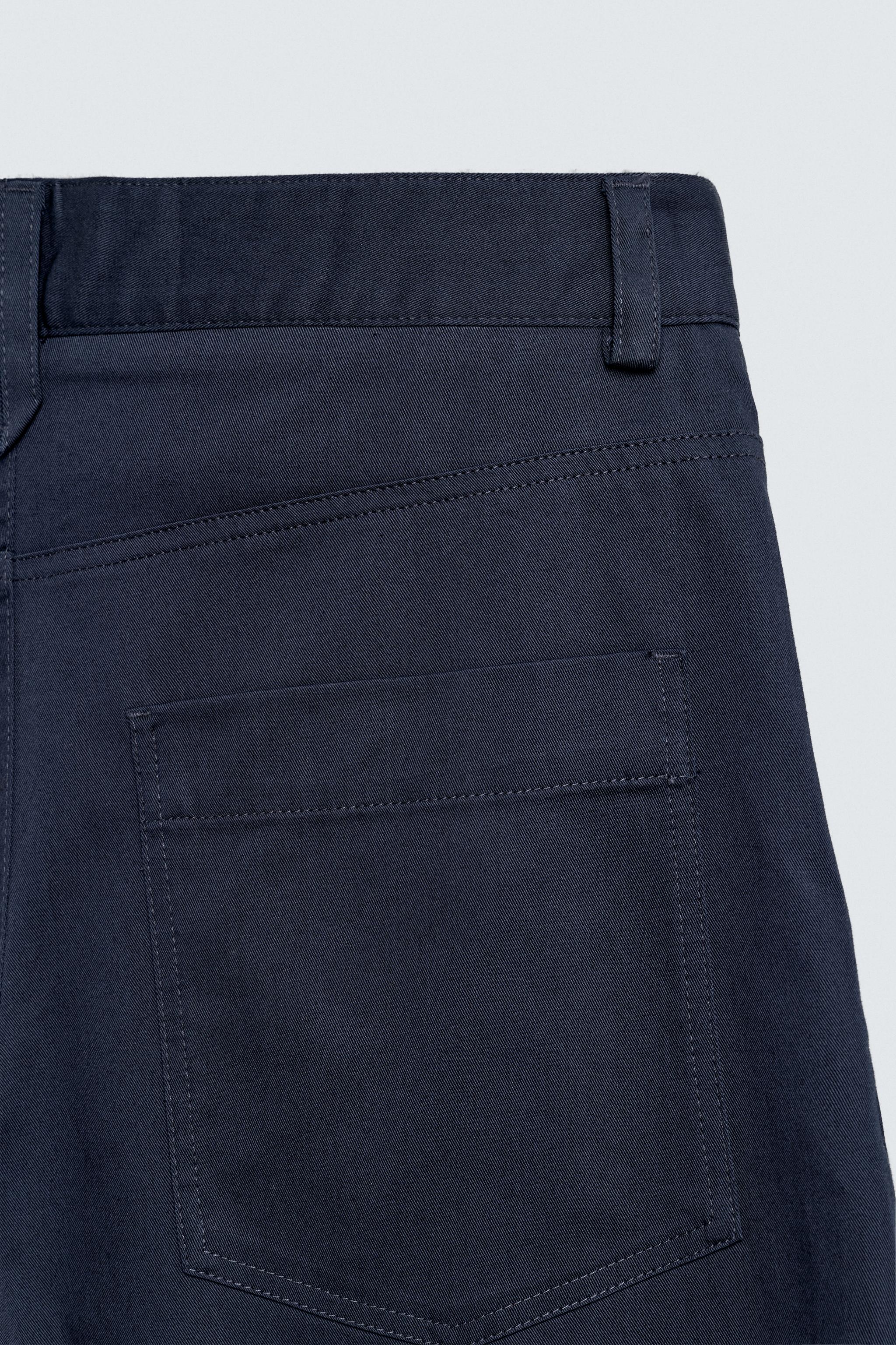 CROPPED WIDE FIT PANTS